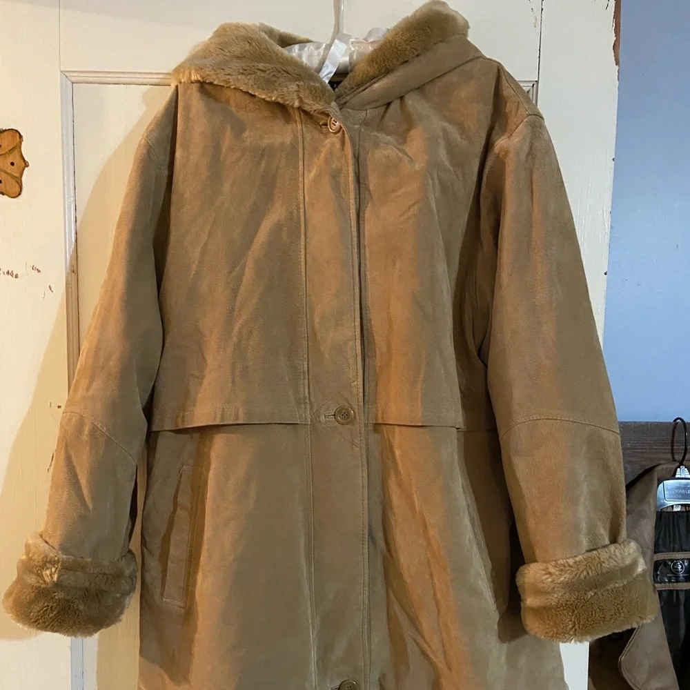 J.G. Hook leather coat - Picture 1 of 10